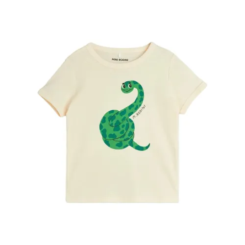MINI RODINI Экрю Детская Рубашка T