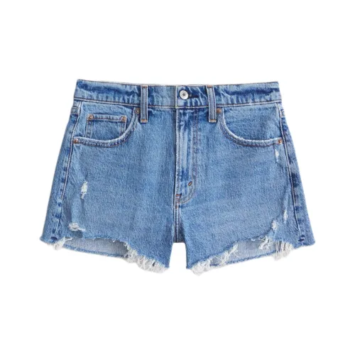 Abercrombie＆Fitch Джинсовые шорты Женские Blue