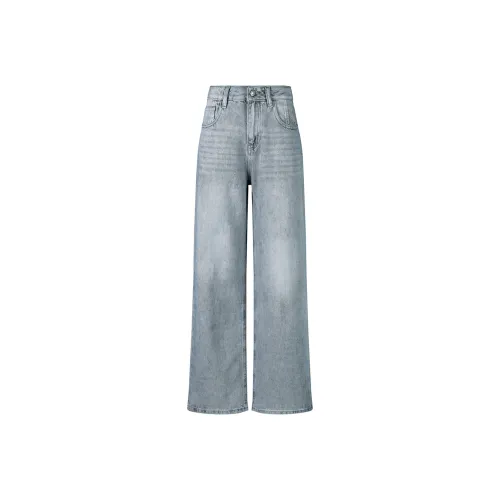 WOR XURNN Облако GRIND Серый Обычный Женские Джинсы