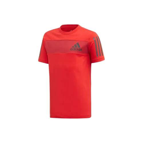 Adidas Спортивная футболка T Рубашка ID Tee Красная для детей 3-7 лет