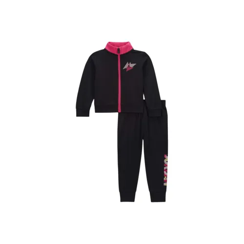 Jordan Kids Комплекты Fundamental Tricot Набор Малыш Tracksuit Черный Infant And Toddler