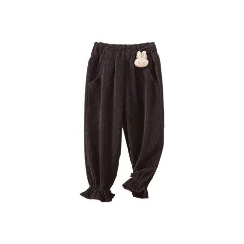 October Mommy Черный Kids Вязаные Тренировочные Брюки