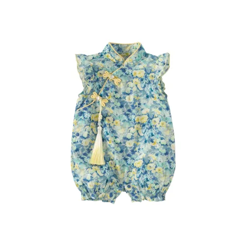 DAVE BELLA Комбинезон с цветочным принтом для младенцев и малышей