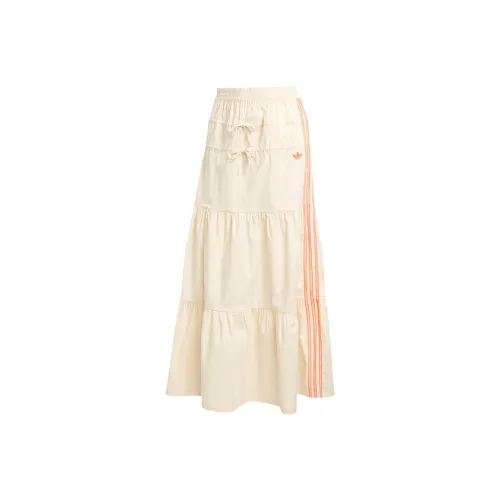 Adidas Originals Повседневный Длинный Юбка Женские Магия Белый