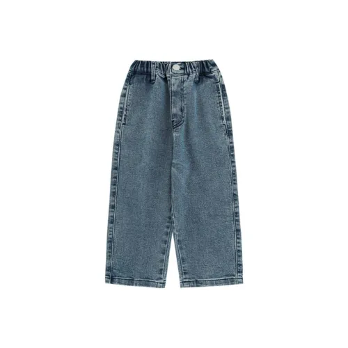 YOEHYAUL Джинсы Светло-Синий для Детей Возраст 3-7 Лет