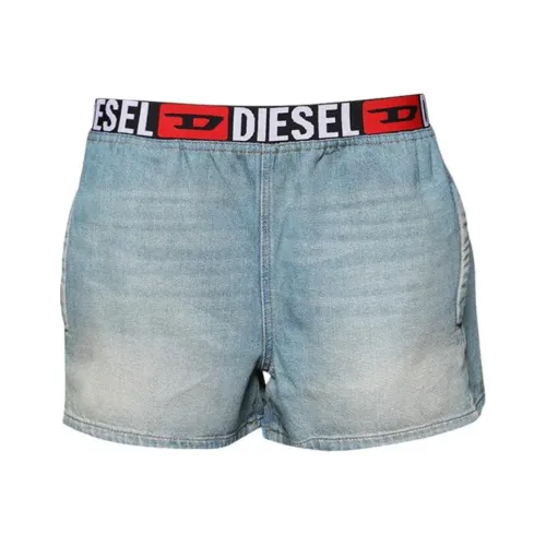 DIESEL Джинсовые шорты Женские Светло-синие