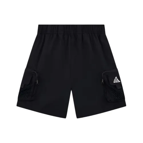 NIKE Черный/Гора PEAK Белый Детские шорты