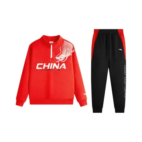 Antakids Классический красный/Мечтательный черный Школьный возраст Повседневная спортивная одежда