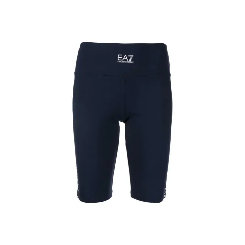 EMPORIO ARMANI EA7 Морской синий Женские спортивные шорты