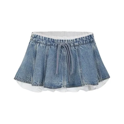 URBAN REVIVO Джинсовые короткие юбки Женские