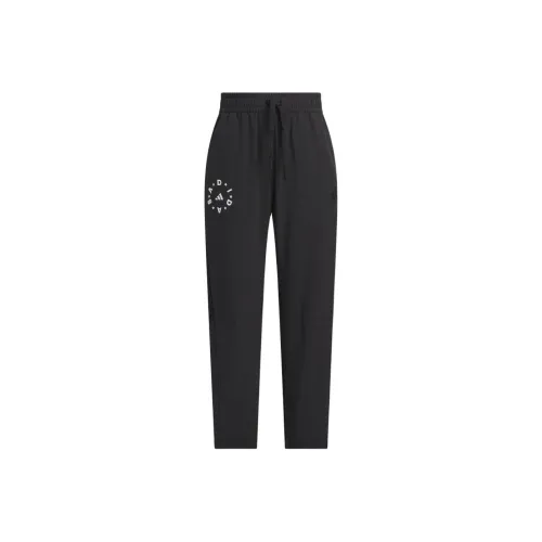 Детские 3-7 лет Adidas Вязаные тренировочные штаны черные