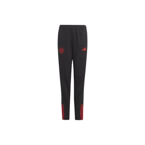 Подростки Adidas Вязаные Тренировочные Штаны MANCHESTER UNITED THEATRE OF DREAMS TIRO 23 Season Черный