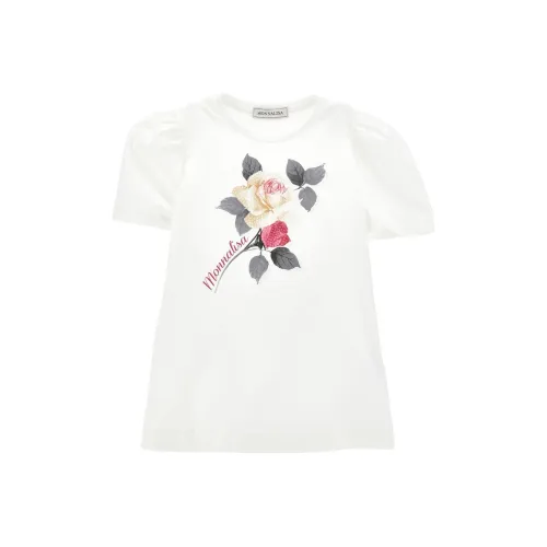 MONNALISA Белая Kids T-рубашка