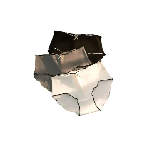 Beerus Черный + Серый + Белый Женские Трусики-бикини