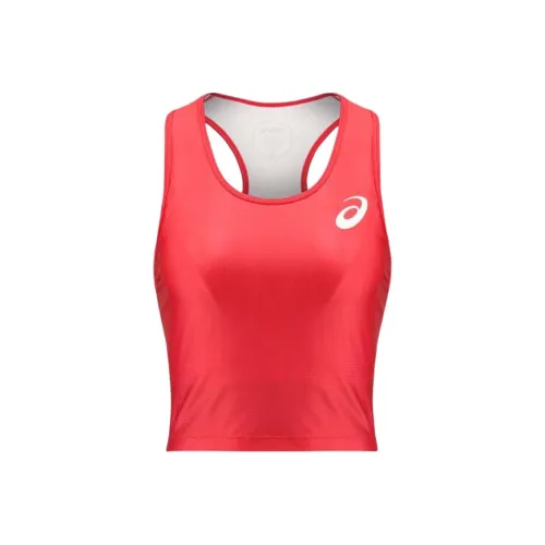 ASICS Red Женские Спортивные Майки Без Рукавов