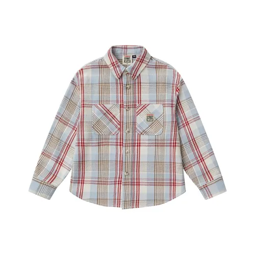 Vision Street Wear Рубашка Светло-Синяя Детская