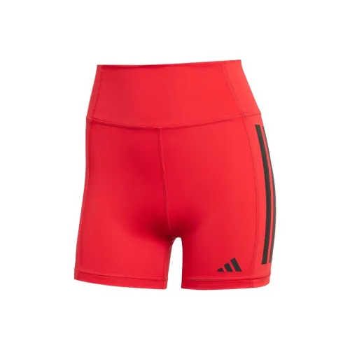 Adidas Optime3 Stripes CLIMACOOL ADIMOVE Спортивные шорты Женские Pure Камень-красный