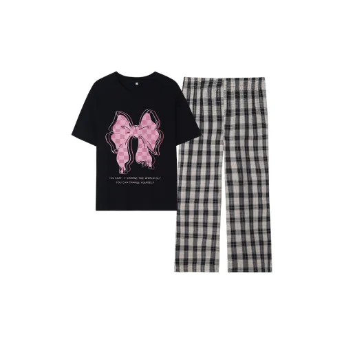 MIIOW Cool One Summer Series Летний комплект пижамы для женщин черный