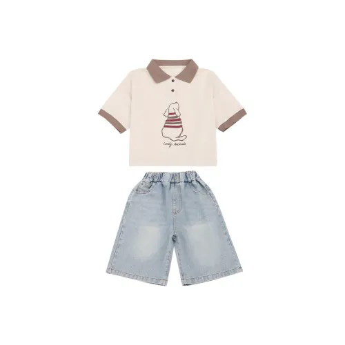 Because No Повседневная спортивная одежда Бежево-абрикосовый Детский