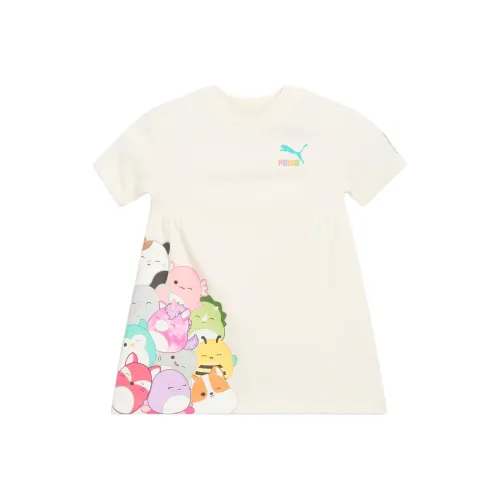PUMA x SQUISHMALLOWS Платье FW24 Теплый Белый Младенец и Малыш