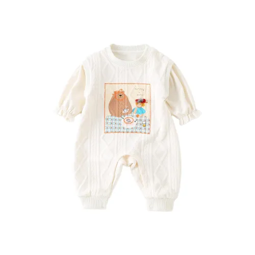 XiaoJinBu Комбинезон Ecru для младенцев и малышей
