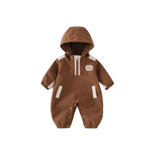 XiaoJinBu Комбинезон Темно-коричневый для младенцев и малышей