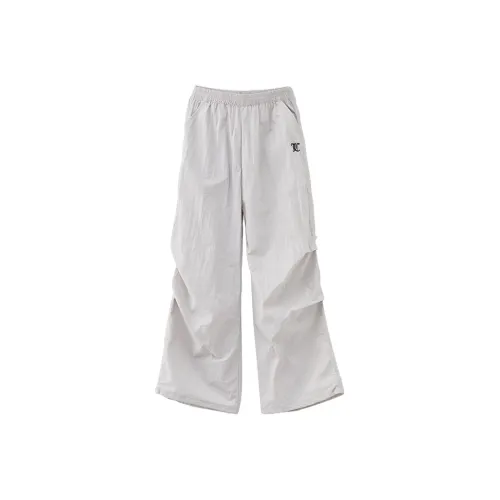 Juicy Couture KIDS Светло-серый Школьный возраст Детские тренировочные брюки