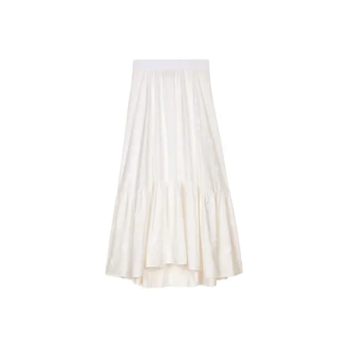 Maje Повседневный Длинный Юбка Женская Белая
