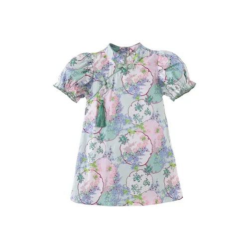 Dis Rabbit Детский Чонсам Зеленый Детский