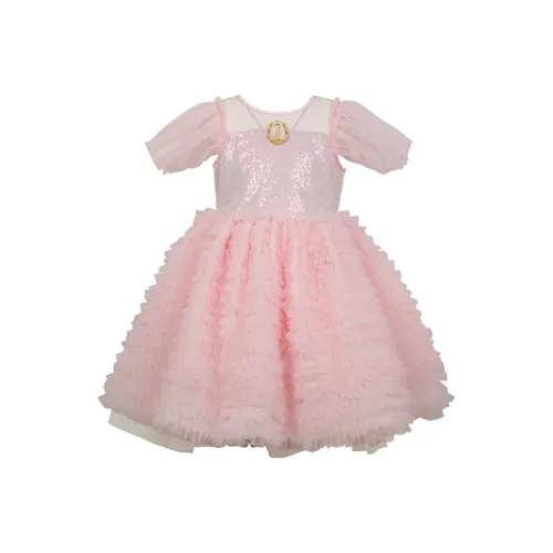 IKALI X Disney Платье Розовое для детей 3-7 лет