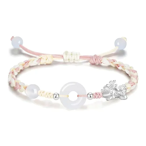 GUDS GAVE S990 Серебряный Браслет с шнурками Унисекс