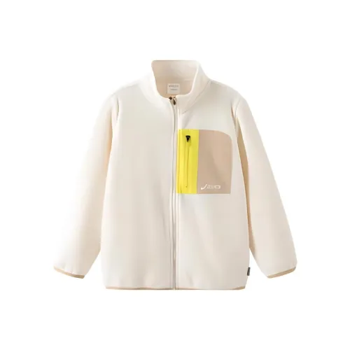 Asics Бархат Feel Куртка Экрю Подростки