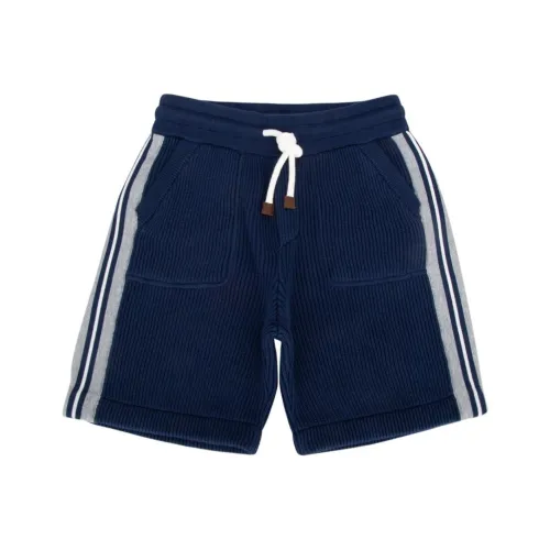 BRUNELLO CUCINELLI Kids Шорты Детский Синий
