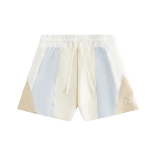 KITH Kids 2024 Summer Collection Micro Cord Curtis Panelled Short Shorts Kids Gravel