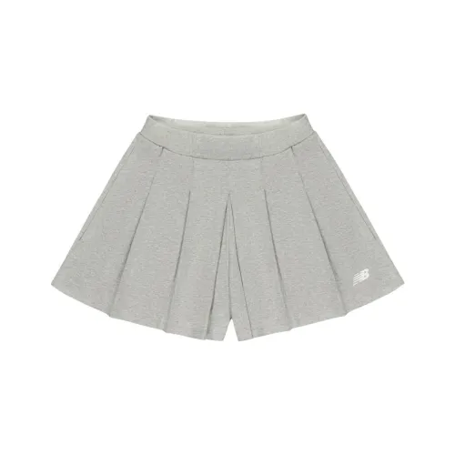 New Balance Серые Женские Спортивные Шорты