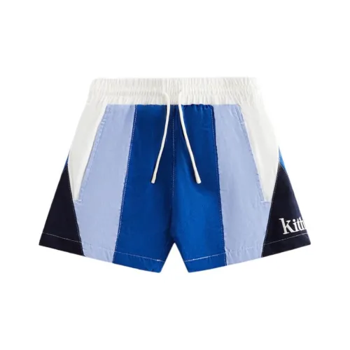 Kith Kids 2024 Summer Collection Белый и синий цвет Детский сад Короткий