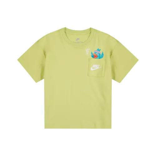 Nike T-рубашка яркая лаймово-серый для детей 3-7 лет