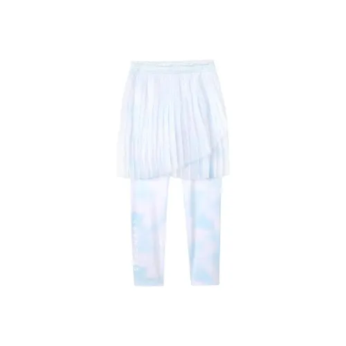 Skechers Брюки Синий Фиолетовый Градиент Полностью С принтом Цветочный Дизайн Детский