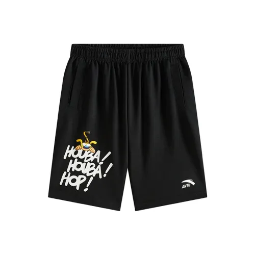 Antakids x ZHANGWEIBAOMAXIU LIANMINGKUAN Trend series Шорты Основной черный