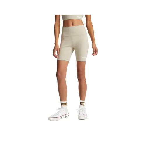 Конверс Спортивные шорты Женские Бежевые