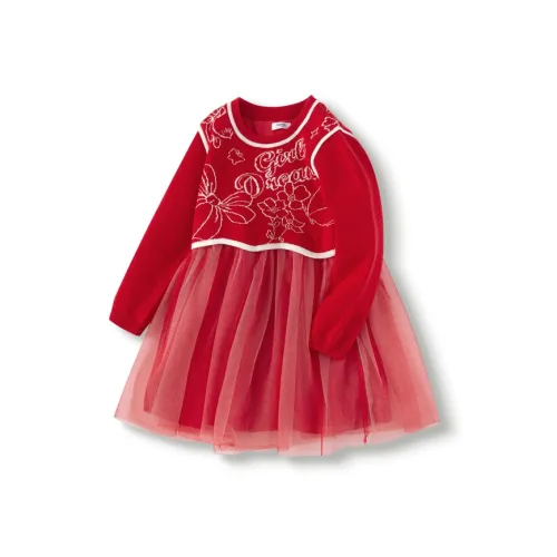 Balabala Платье Красный тон для детей 3-7 лет