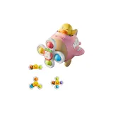 Желтая уточка, самолет, поросенок, банк [розовый] + 3 шт, спин и вин