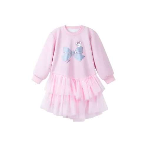 Disney Minnie Series Платье Розовое для детей 3-7 лет