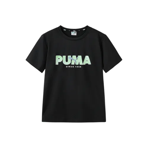 PUMA PERFORMANCE BLACK 90001 Детские футболки