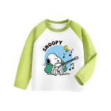 Реглан с длинным рукавом, белый и зеленый Sheaf Nubi