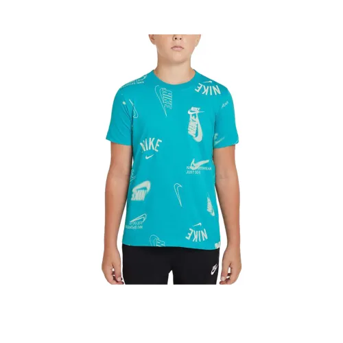 NIKE Синие Унисекс Футболки