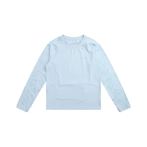 Pure and Good Длинный рукав Т-рубашка Светло-синий Детский