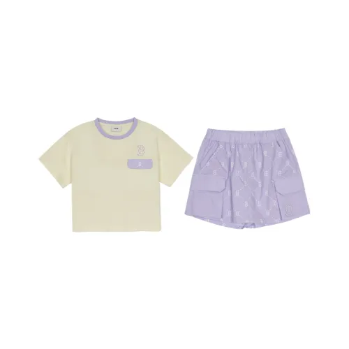 MLB KIDS Повседневная спортивная одежда Бостон Красный So 2 предмета комплект Лаванда для детей 3-7 лет