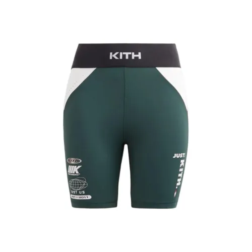Kith Зеленые Женские Спортивные Шорты