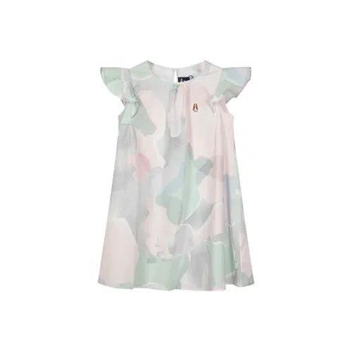 Hush Puppies Платье SS25 Телесный Кристальный Розовый Дети Возраст 3-7 Лет